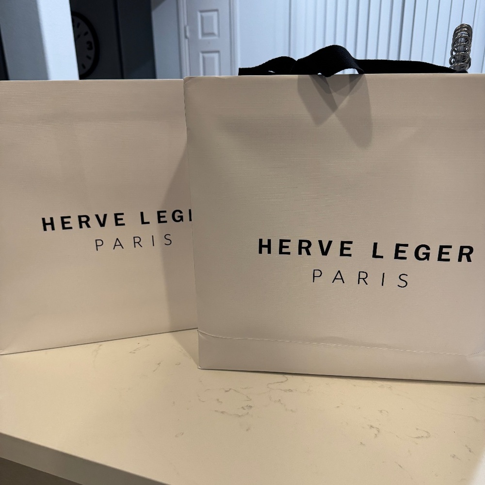 Herve Leger Shopping Bags